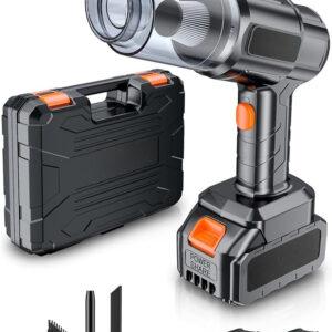 Car Vacuum Portable Cordless, 35000PA High Power Suction & Blower
