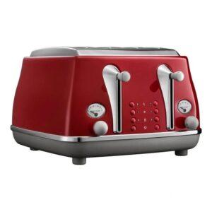 nyc 4 Slice Toaster in Red