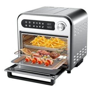 Compact Air Fryer Oven 10 Litre in Silver