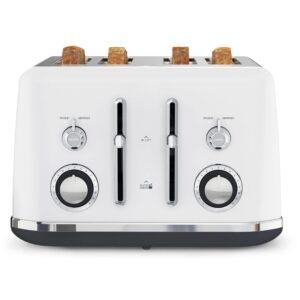 4 Slice Toaster (White)