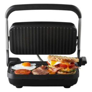 Sandwich-style Slice Press and Contact Grill in Silver